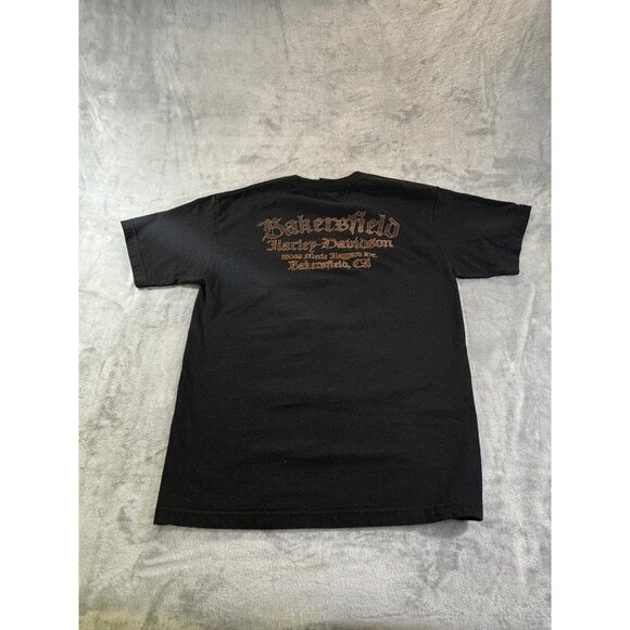 Harley Davidson Shirt Medium black t-shirt Bakersfield CA - Picture 2 of 9